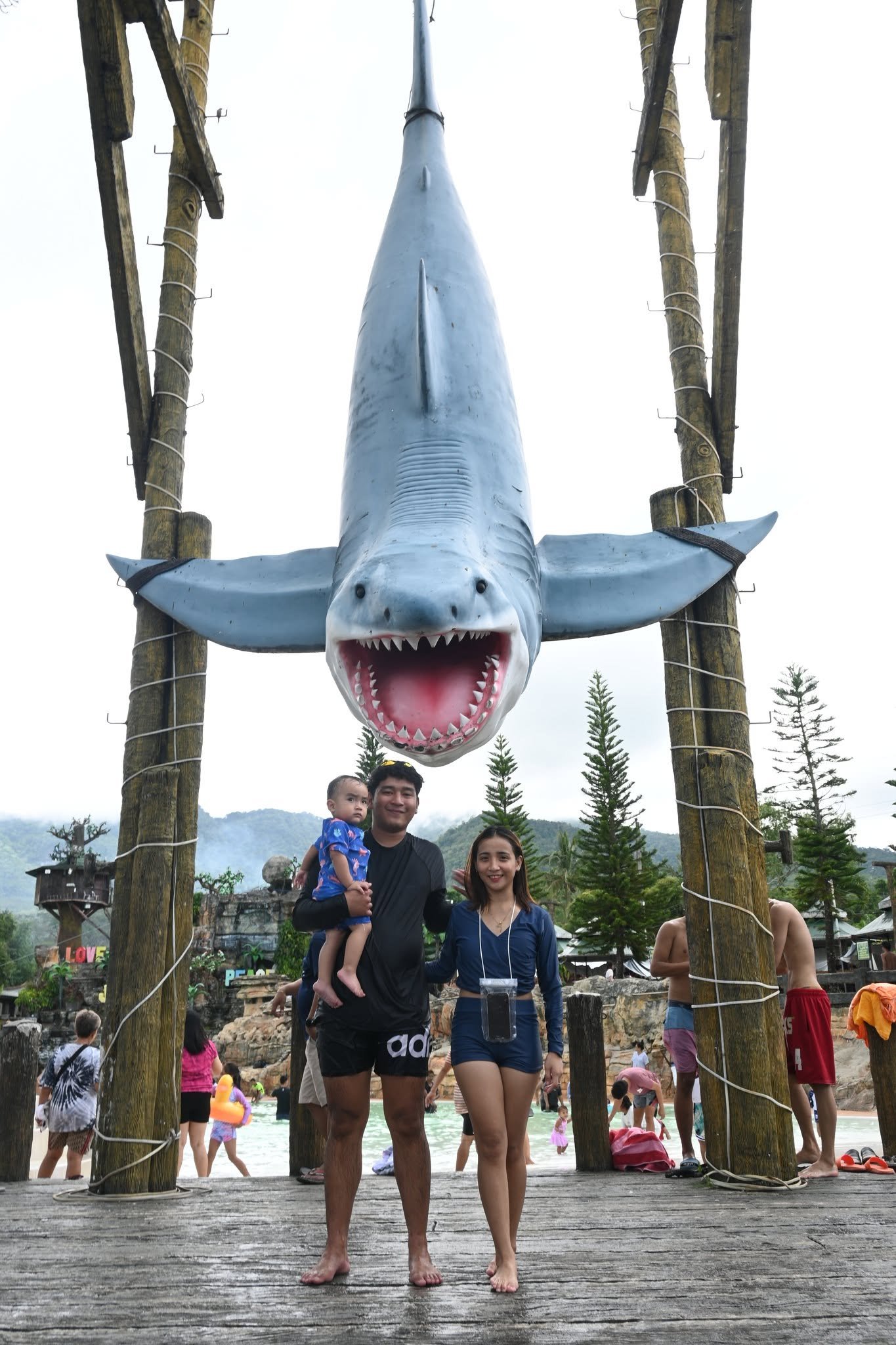 Team members at Campuestohan resort in Talisay